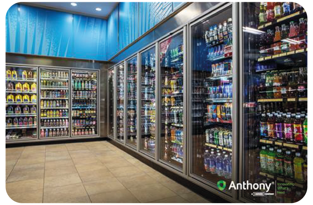 Anthony | Puertas de cristal para refrigeradores y congeladores.